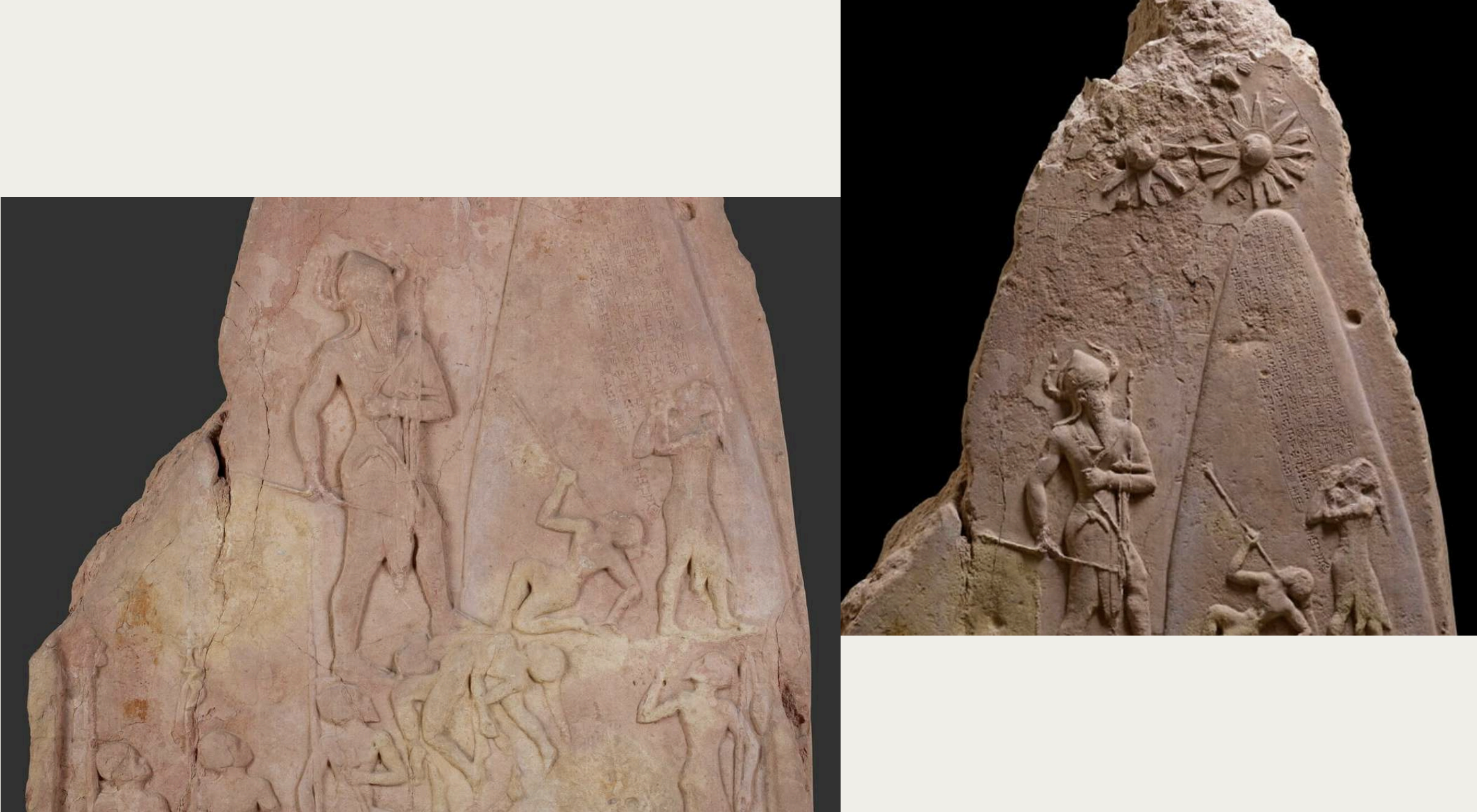 <p>L’Empire d’Akkad</p><p><strong>La stèle de la victoire de Naram-Sîn (vers 2250 av. n.è.)</strong></p><p><strong>a) Contexte</strong></p><p>Commanditée par Naram-Sîn, quatrième roi de la dynastie d’Akkad. Elle commémore la victoire du roi sur les Lullubis, peuple montagnard des monts Zagros. Découverte à Suse, car emportée comme butin par le roi élamite Shutruk-Nahhunte (XIIe s. av. n.è.).</p><p>Réalisée en bas-relief, la stèle est partiellement lacunaire dans sa partie inférieure.</p><p><strong>b) Rupture avec la tradition sumérienne</strong></p><p>Contrairement aux stèles sumériennes (ex. stèle des Vautours de Lagash) qui sont organisées en registres horizontaux, celle-ci adopte une composition continue et ascendante.</p><p>La scène se déroule de manière théâtrale et dynamique, sur un paysage montagneux ponctué de deux arbres. La lecture se fait en diagonale : du bas (armée en marche) vers le haut (roi triomphant).</p><p><strong>c) La composition</strong></p><p>À gauche : l’armée d’Akkad, disciplinée, casquée, vêtue de pagnes courts ou de longues jupes, gravissant la montagne.</p><ul><li><p> Les soldats tiennent des armes (haches, piques, arcs) et deux d’entre eux portent des étendards à banderoles, symboles militaires.</p></li><li><p> Leur marche est régulière et monotone, signe d’une armée unie et organisée.</p></li></ul><p>À droite : les vaincus, les Lullubis, représentés dans des attitudes variées et désordonnées.</p><ul><li><p> L’un est précipité du haut de la montagne.</p></li><li><p> Un autre, atteint d’une flèche, s’effondre.</p></li><li><p> Plusieurs lèvent les mains dans une posture de supplication.</p></li><li><p> Cette diversité d’attitudes contraste fortement avec l’uniformité des Akkadiens → image de désordre, de défaite et de soumission.</p></li></ul><p>le dieu Shamash est represente par un soleil</p><p><strong>d) La figure du roi</strong></p><p>Naram-Sîn est le véritable centre de la composition :</p><ul><li><p> Plus grand que tous les autres personnages (hiératisme de taille).</p></li><li><p> Armé d’un arc, il brandit également une lance.</p></li><li><p> Il porte un casque orné de cornes, attribut divin. → C’est la première fois qu’un roi est représenté avec cette distinction divine.</p></li></ul><p>Tous les regards convergent vers lui :</p><ul><li><p> Les soldats, les vaincus, et même la diagonale de la composition le placent comme seul acteur de la victoire.</p></li></ul><p>Les dieux n’apparaissent plus sous forme anthropomorphe comme dans la stèle des Vautours :</p><ul><li><p> Leur présence est seulement suggérée par des astres figurés au sommet de la stèle.</p></li><li><p> Désormais, c’est le roi lui-même qui incarne la puissance divine.</p></li></ul><p><strong>e) Signification et portée</strong></p><p>La stèle ne se contente pas de relater un événement militaire : elle transmet un message idéologique.</p><p><strong>Naram-Sîn est présenté comme :</strong></p><ul><li><p> Victorieux et invincible.</p></li><li><p> Sous la protection divine, voire divinisé lui-même.</p></li><li><p> Centre du monde : il domine hommes, ennemis et nature (la montagne).</p></li></ul><p>Cette œuvre illustre le passage d’un art encore religieux et collectif (Lagash) à un art royal et impérial, centré sur la personne du souverain. L’art d’Akkad devient ainsi un art de propagande, diffusé par des stèles et statues installées dans toutes les grandes villes de l’empire pour marquer la puissance du roi et rappeler la soumission des vaincus.</p>