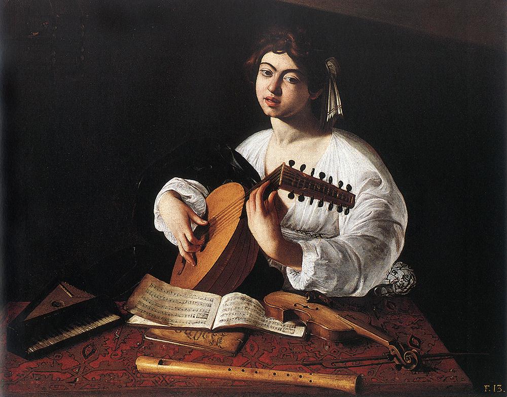 <p>Caravaggio, <em>The Lute Player</em></p>
