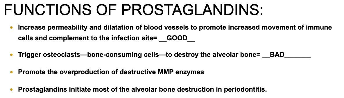 <p>Prostaglandins </p>