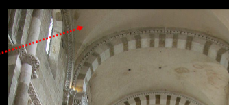 <p>___ ___ are extremely heavy and difficult</p><p>to construct. To support them, Romanesque</p><p>churches have massive piers or compound</p><p>columns and thick walls that could only be</p><p>interrupted by small windows. External</p><p>buttresses helped as well.</p>