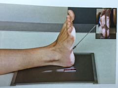 <p>kVp: 65-75</p><p>Grid: No </p><p>CR: base of 3rd metatarsal, 40° caudad from long axis of foot</p><p>Patient position: supine or seated on table with leg fully extended, Dorsiflex foot, align ankle joint to CR and IR, plantar surface near perpendicular</p><p>Evaluation criteria: entire calcaneus (tuberosity posteriorly to subtalar joint anteriorly)</p>
