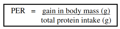 <p>Assessing Protein Quality: Protein Efficiency Ratio (PER)</p>