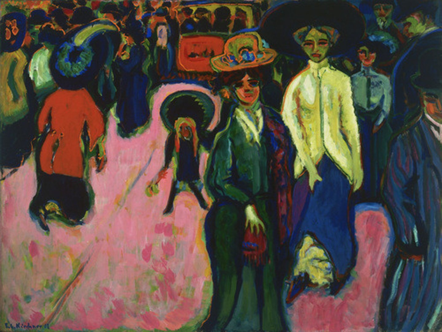 <p>- German Expressionist, Die Brucke painter</p><p>- used brilliant bright colors</p>