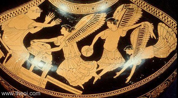 <p>Phineus &amp; the Harpies (<span>ca 480 B.C. Late Archaic)</span></p>