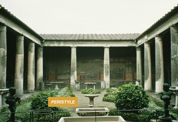 <p>House of the Vettii. Medium: stone, tufa, brick, and plaster</p>