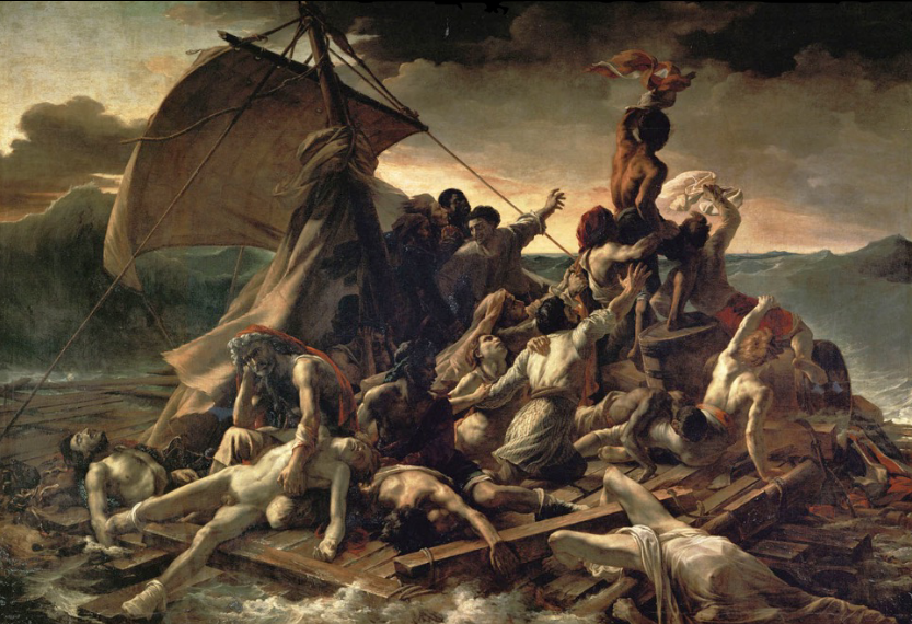 <p>The Raft of the “Medusa”, 1818–1819</p>