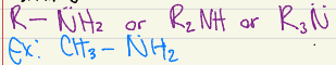 <p>An element bonded with NH2 </p>