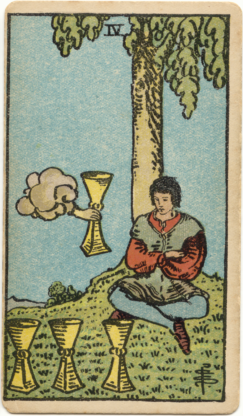 <p>Four of Cups</p>