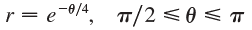 <p>find the area of the region that is bounded by the given curve and lies in the specified sector</p>