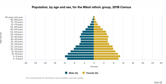 <p>Make up 17% of total population of NZ, 30% of babies born</p>
