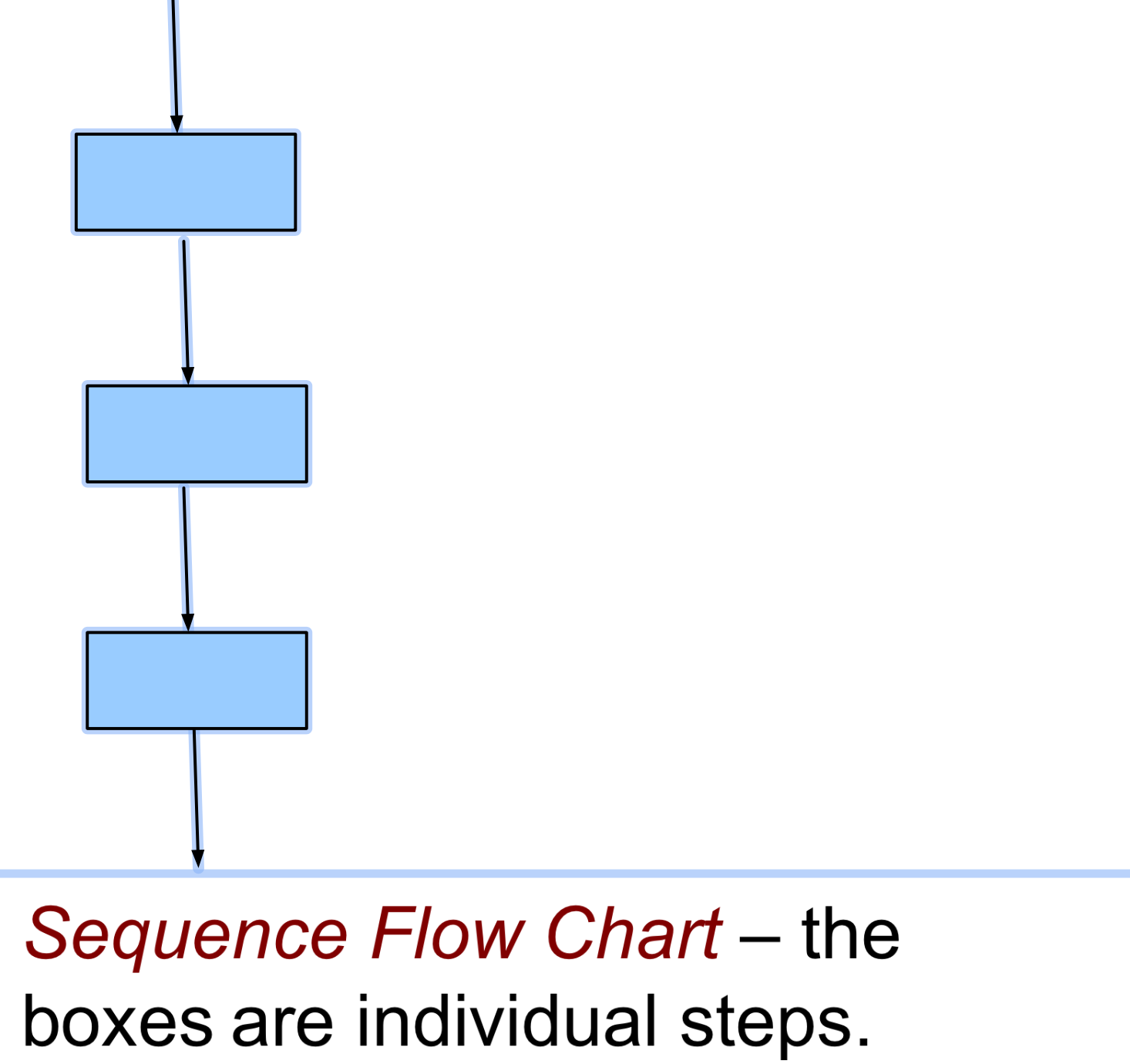 <p>(the application of) Each step of the algorithm is executed in the order in which they (statements/instructions) are given.</p>