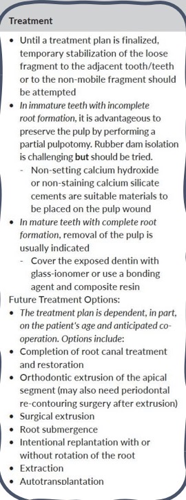 <p>A fracture involving enamel, dentin, cementum and pulp</p><p>These typically extend below the gingival margin </p>