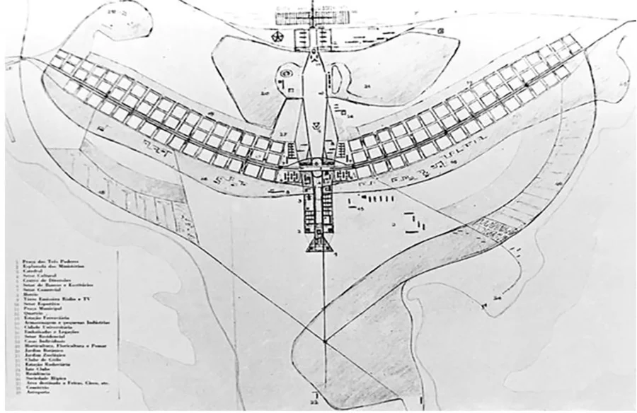 <p>Plan of Brasilia</p>