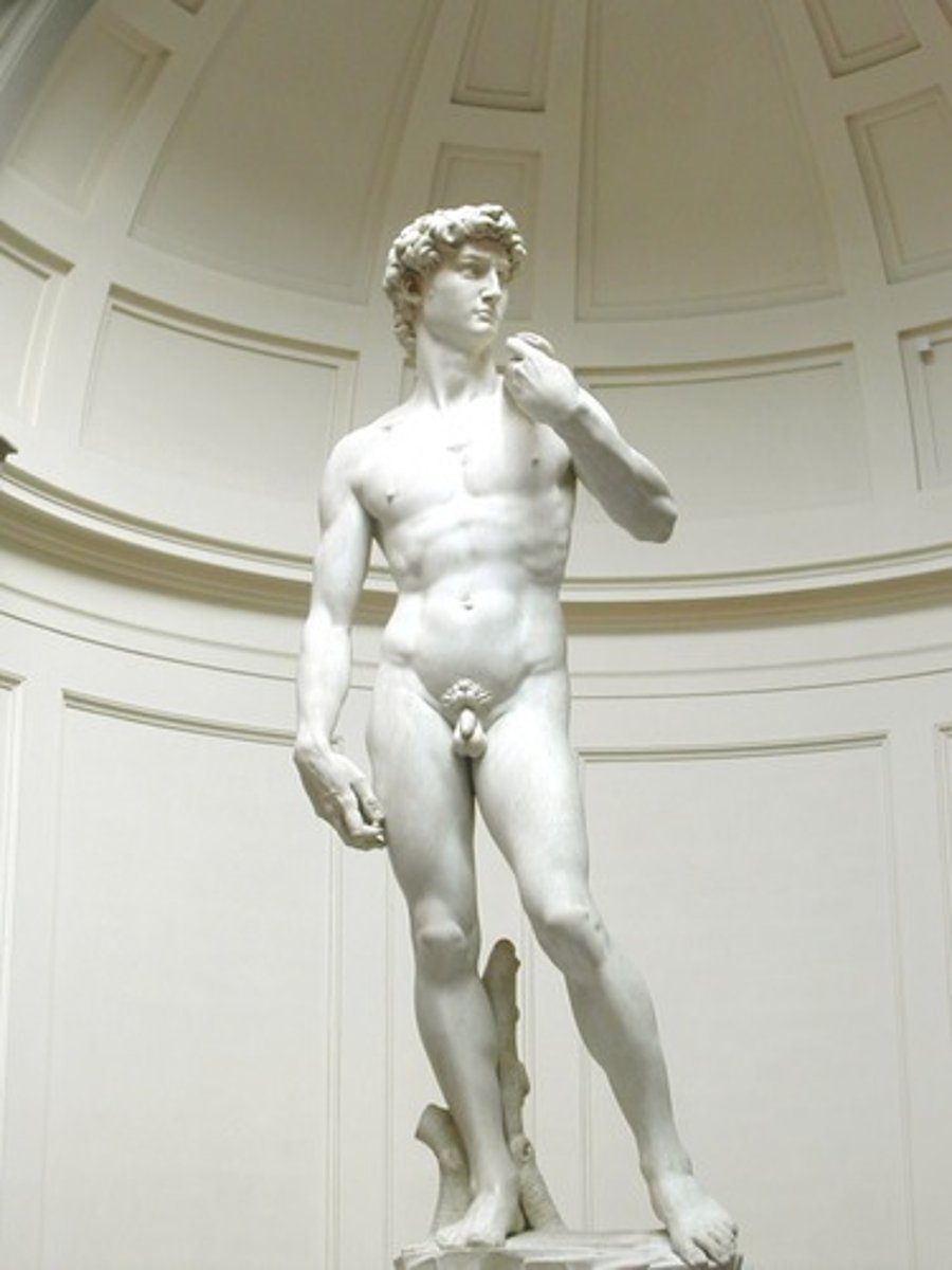 <p>a style of Greek sculpture where people are depicted standing and leaning so that the person's weight is being put on one side. People are depicted with their bodies curved like an "S"</p>