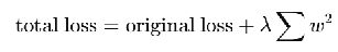 <p>it penalizes the <strong>square</strong> of weights, so very large weights are punished more strongly</p>