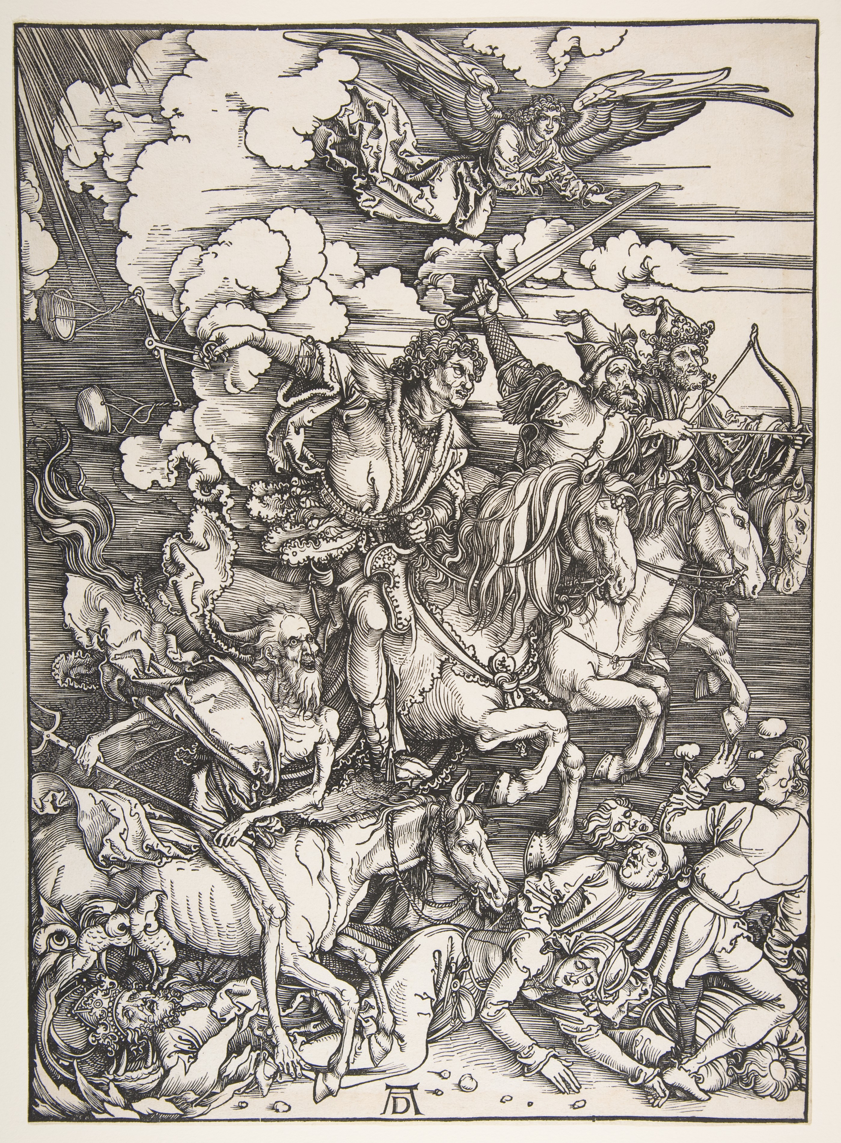 <p>Four Horsemen of the Apocolypse by Albrecht Durer</p>