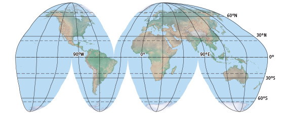 <p>What type of map projection is this?</p>