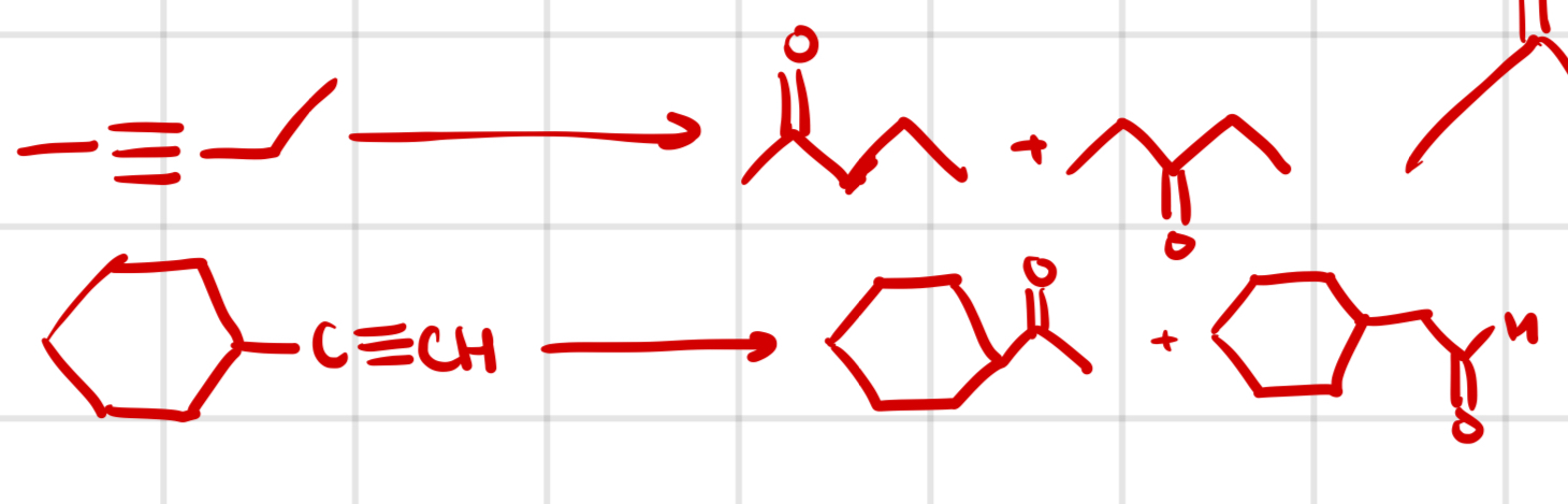 <p>2 products because equally substituted </p>