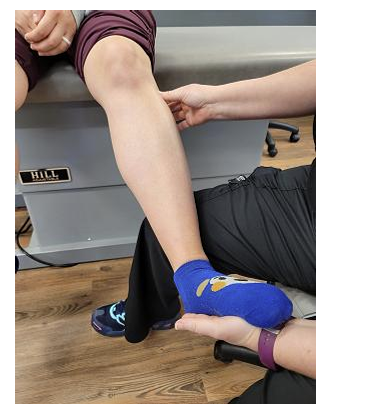 <p>Pt is seated</p>