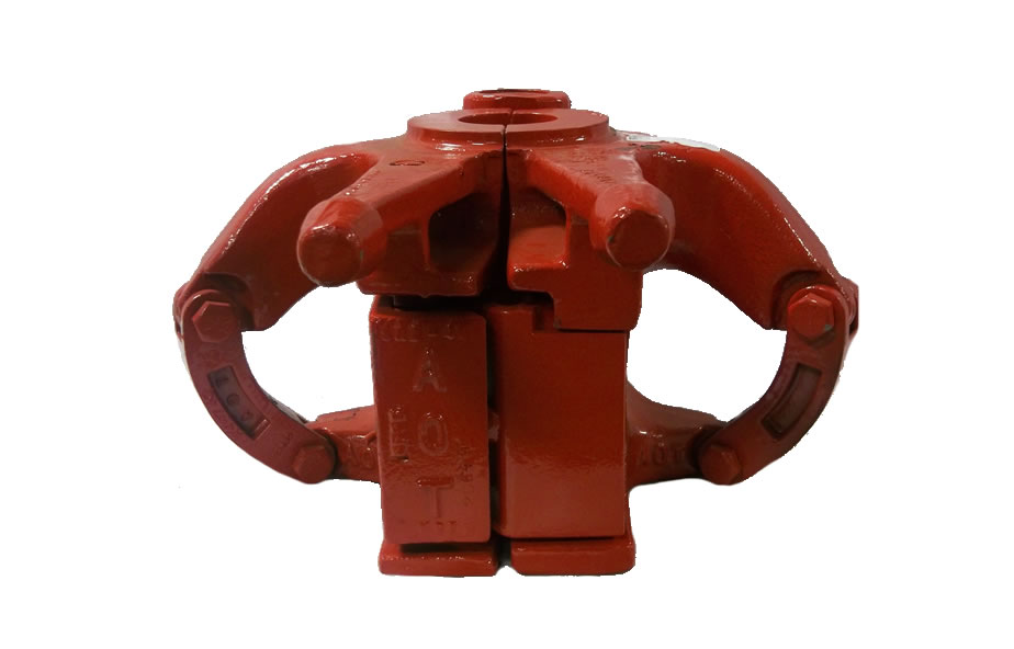 <p>Details: Medium-capacity square-shoulder center-latch elevator rated for 100 Tons used for tubing and drill pipe.</p>