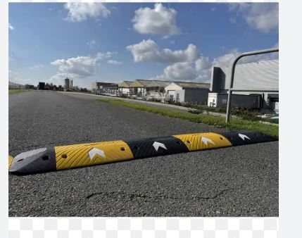 <p><span>Traffic calming devices designed to reduce vehicle speed.</span></p><p></p><p><span> </span><strong>Example in a sentence: "The new speed bumps on Main Street have effectively slowed down traffic during school hours."</strong></p>