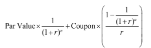 <p>r = ytm/2<br>n = 2n</p><p>coupon = (1000*coupon rate) / 2</p>