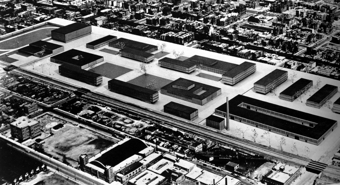 <p>Chicago, Illinois, USA, 1938-56</p>