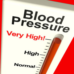 <p>abnormally high blood pressure; having blood pressure over what is normal</p>