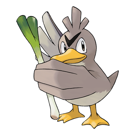 <p>What type is Farfetch’d?</p>