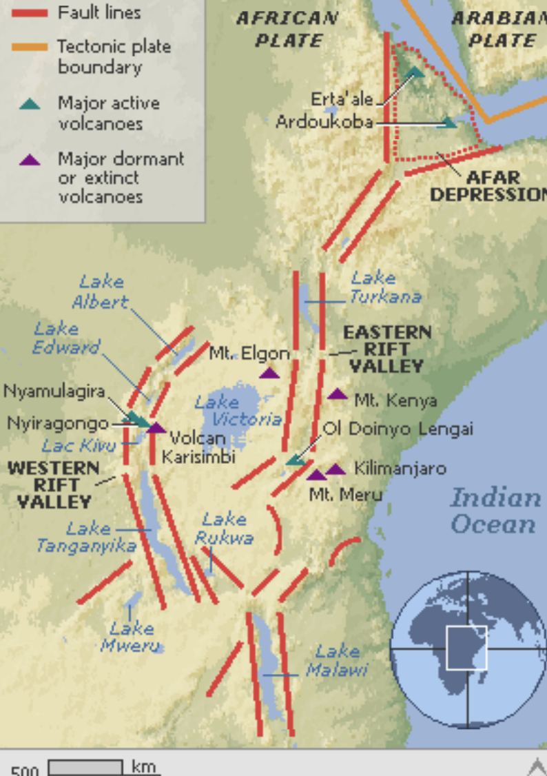 <p>Great rift valley </p>