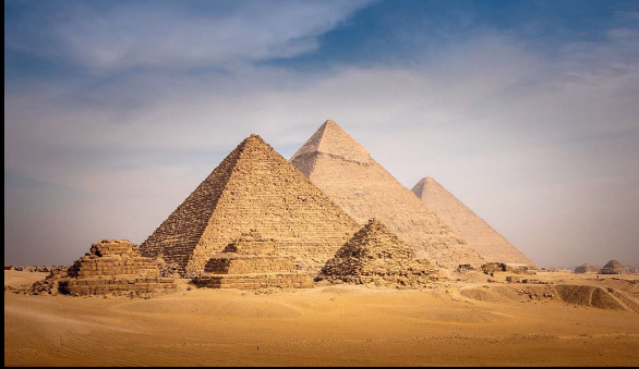 <p>Pyramids on the Giza Plateau</p>