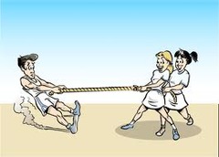 <p>auf jemanden oder etwas angewiesen sein</p>