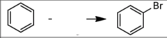 <p>adds Br to aromatic ring</p><p>bromination (EAS)</p>