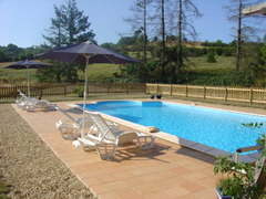 <p>Nadábamos en la piscina.</p>