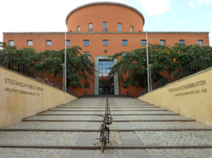 <p>you sure STOCK a lot of books here, Asplund</p><p>(vulgar — if this building was smaller, some freak would probably try to plunge it up their as)</p>
