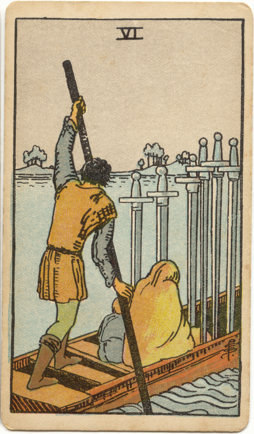 <p>Six of Swords</p>