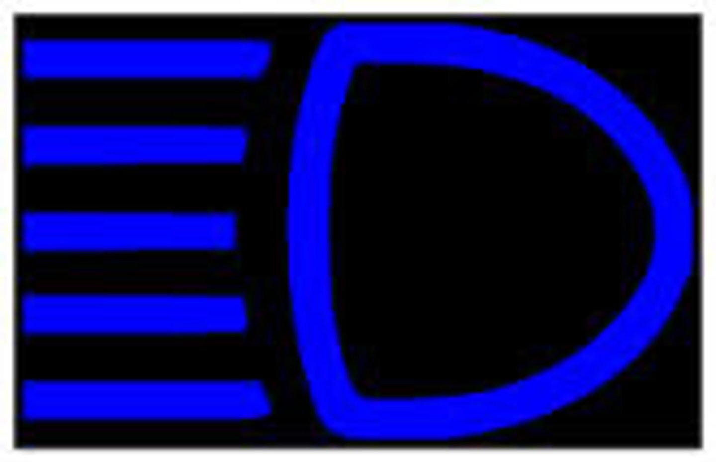 <p>The brightest setting of a vehicle's headlights which should only be used when there is no oncoming traffic in the right weather conditions.</p>