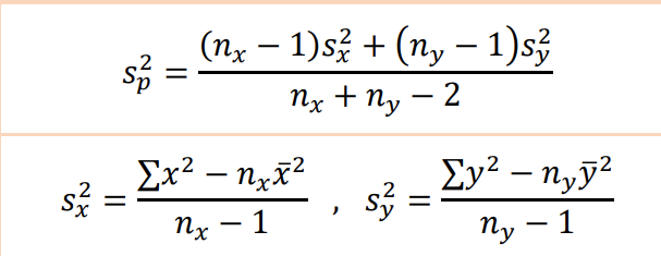 <p>Top in formula book, not for s<sup>2</sup><sub>x</sub> or y</p>