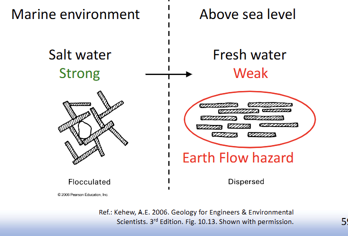 <p>Type of movement: Lateral Spread/Earth flows</p>