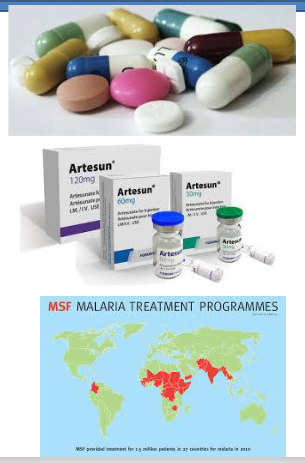 <p>Malaria treatment</p>