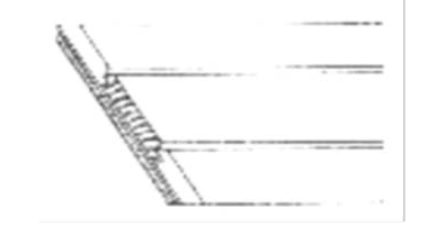 <p>Any <strong>saw cut or cut in wood </strong>whose rabbeted joint is v-shaped.</p>