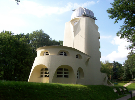 <p>A solar observatory made out of brick then coated in concrete to help give it an ungulating organic shape. Form equals function with the telescope running through the towers core reflected by mirrors.</p>