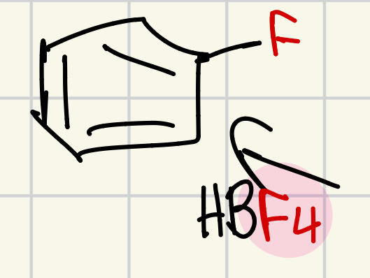 <p>HBF<sub>4</sub> = F</p>