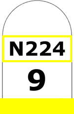 <p><strong>O2E - Demarcação quilométrica da via</strong></p>