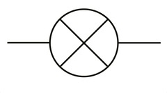 <p>A light emitting component consisting of an enclosed metal filament. Its resistance increases as the filament's temperature increases.</p>
