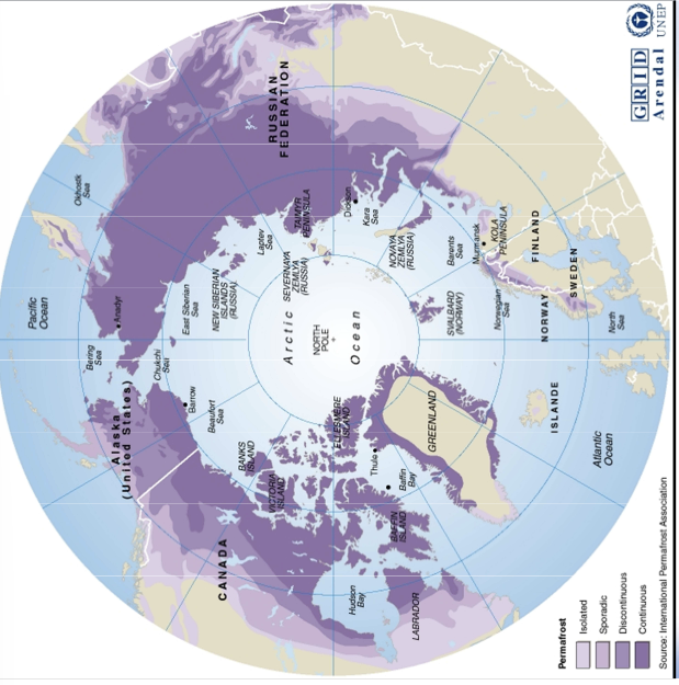 <p>Permafrost in Canada</p>