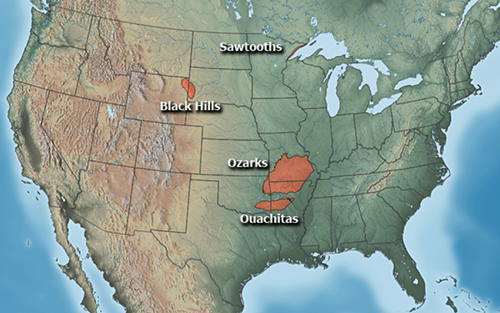 <p>Where are the two hotspots for crayfish diversity in North America?</p>