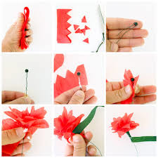 <p>make paper flowers (vp)</p>