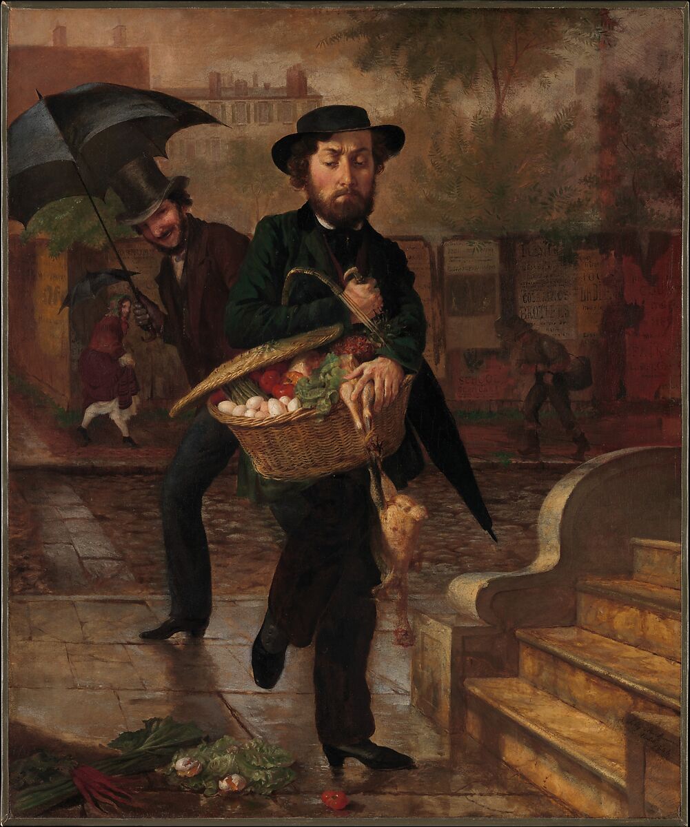 <p>Lily Martin Spencer, Young Husband First Marketing 1854</p>