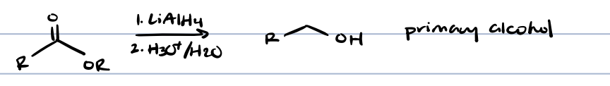 <p>primary alcohol</p>